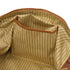 TL Voyager - Travel leather duffle bag with pocket on the back side - Small size
